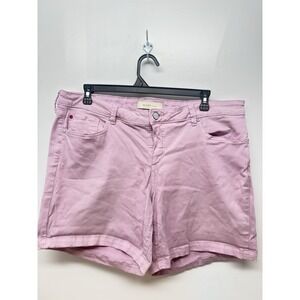 SLINK‎ JEANS Women's Curvy Shorts Pink Size 20 High Stretch 7" Inseam #27